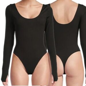 Alice + Olivia Rhys Ribbed Ballet Bodysuit - NWT